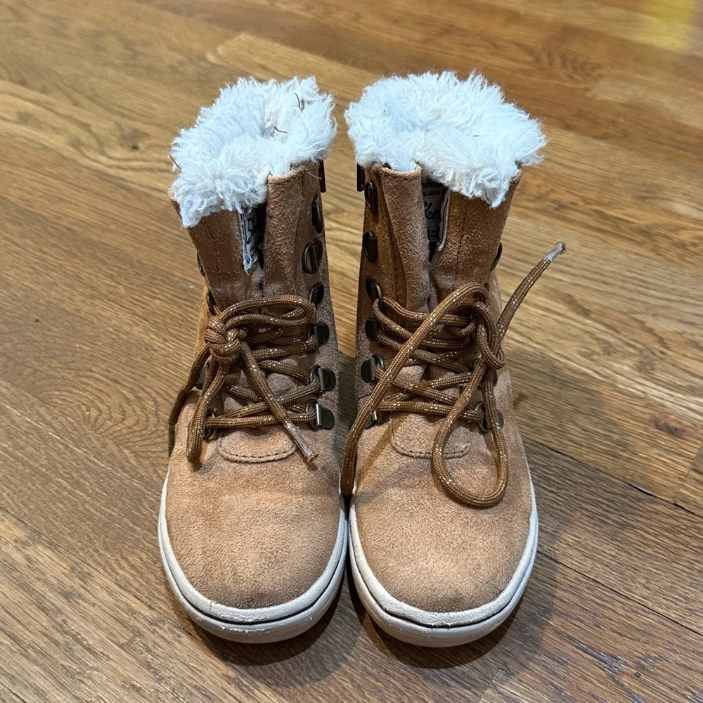 Skechers | Faux Fur Lace Up Boots for Girls